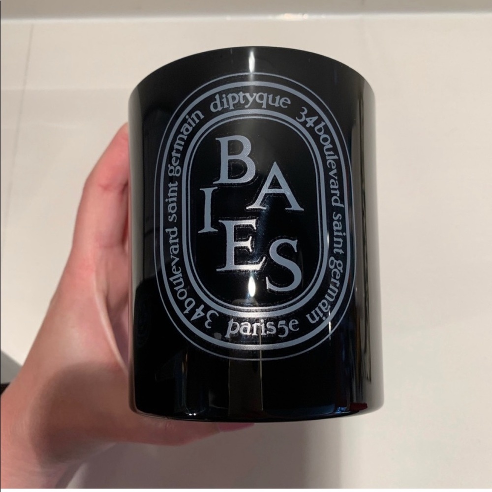 Diptyque large empty Baies candle jar